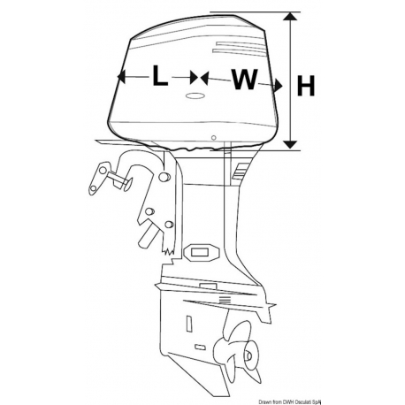 Universele motorkap 175 - 250 pk - Oceansouth