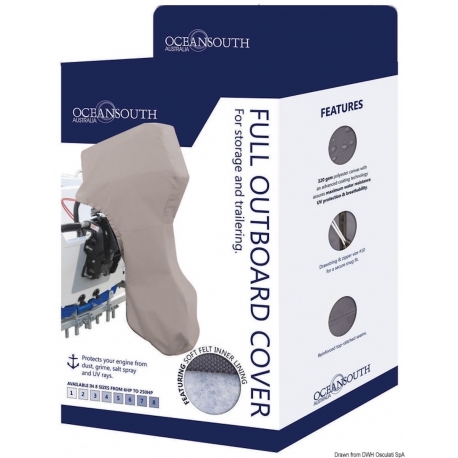 Yleismallinen moottorinsuoja 70-150 hv - Oceansouth