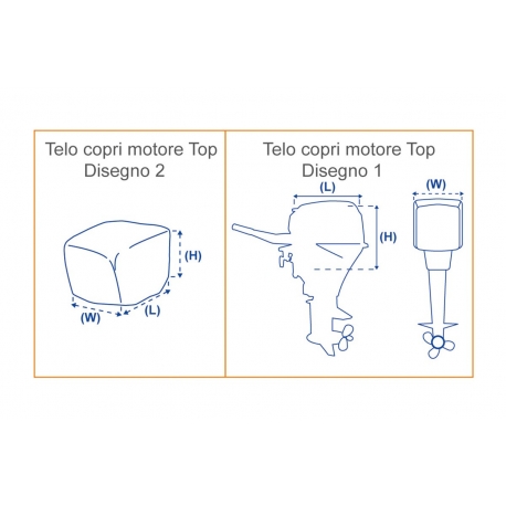 Covy Line universal motor cover 0 - 5 HP