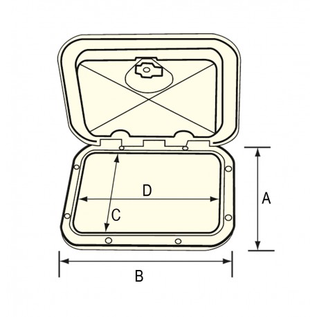 White lockable chest of drawers with compartments for accessories