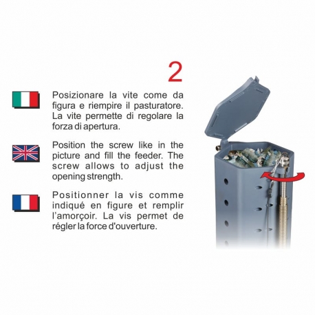 Stonfo stor båtmatare 1,7 l snabbkoppling