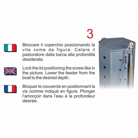 Stonfo Big Boat Feeder -pikakiinnitys 1,7 l