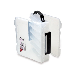 STR kaksiosainen viehelaatikko 145, jossa 10 lokeroa