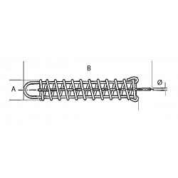 RVS/gegalvaniseerde afmeerveer 2