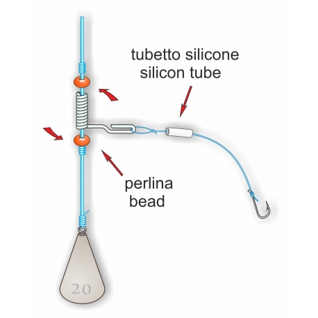 Stonfo Attacco Micro Mis.1 attacco rapido a spirale da pesca