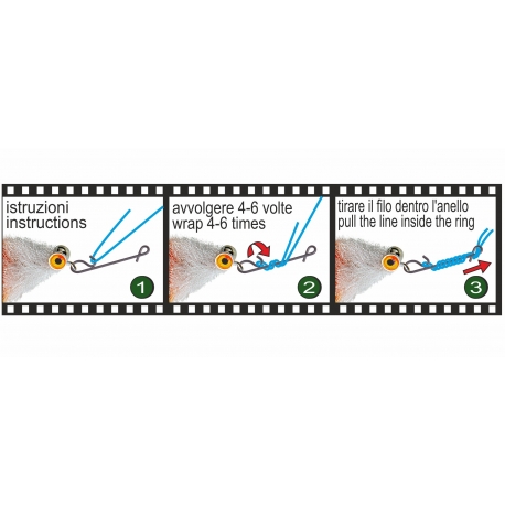 Stonfo No Nodo Mis.1 moschettone da pesca