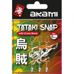 Akami Tataki Snap with pierced bead and lobster clasp 2