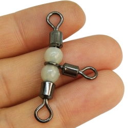 Sele T-swivel 1x2 and beads for fishing in offshore fishing 2