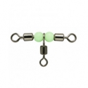 Sele T-swivel 7x8 and beads for fishing in bolentino