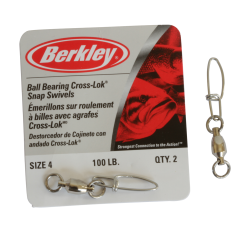 Berkley McMahon Snap Hooks with Swivel 275 LBs Ball Bearing