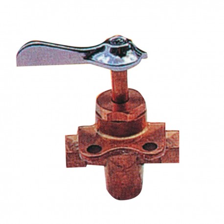 Brass three-way valve