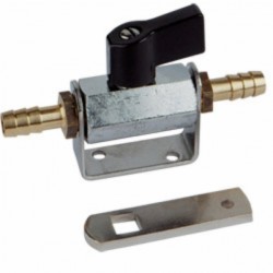 Bränsleventil i förkromad mässing