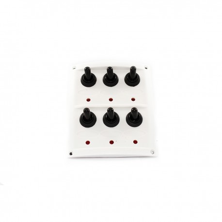 Elektrisch paneel met 6 schakelaars