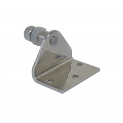 Angle bracket with self-locking nut for gas springs