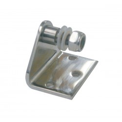 Angle bracket with self-locking nut for gas springs