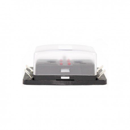 Säkringsbox med lysdiod för trasig säkring