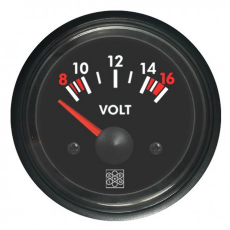 Voltmeter with black dial - RQ Series