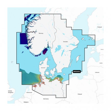 Navionics Platinum+ kartografi med støtte for SD/Micro SD