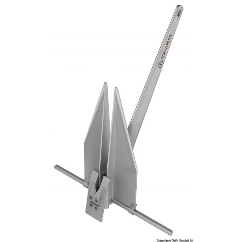 Removable aluminum Fortress anchor