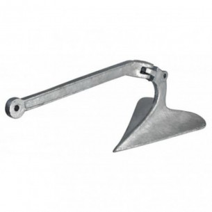 Plough anchor in galvanized steel