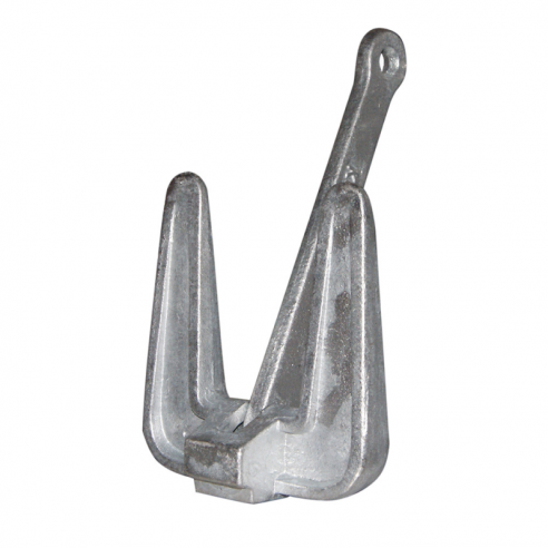 Hall-type anchor made of galvanized steel