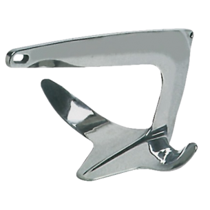 Trefoil-anker i rustfritt stål