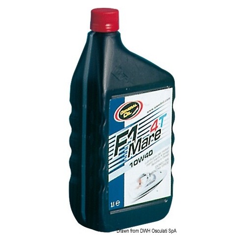 Engine oil 4T Marine Speed 10W-40 1 lt. - Bergoline