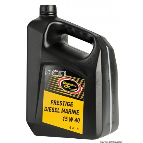 Engine oil 4T Prestige Diesel Marine 15W-40 5 lt. - Bergoline