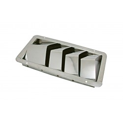 Luchtinlaat van roestvrij staal mm. 210x112