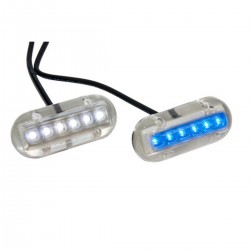 6 LED undervannslys - Trem