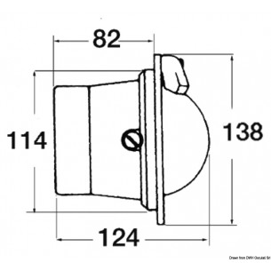 RIVIERA Polare 3" Wall Compass for Sailing Boats 2