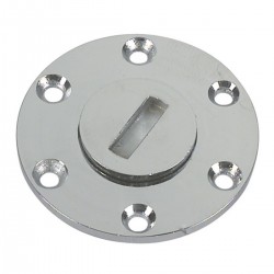 Kromattu messinkinen veden tyhjennystulppa