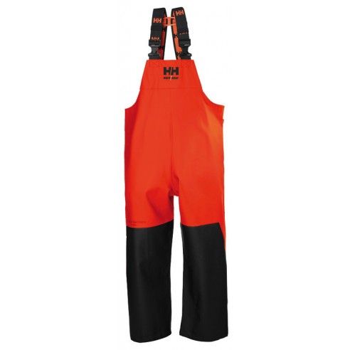 Storm Rain Bib Overalls Orange/Black - Helly Hansen