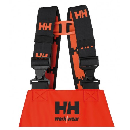 Storm Rain Bib Overaller Orange/Svart - Helly Hansen
