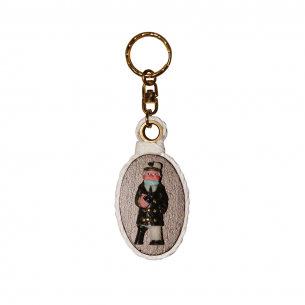Captain model brass key ring