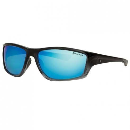 Occhiali da pesca polarizzati G3 Gloss Black/Blue Mirror - Greys