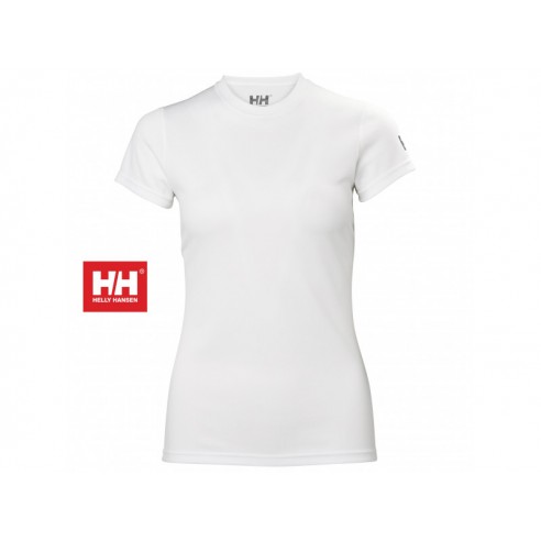 T-Shirt Tech da donna in tessuto tecnico bianco - Helly Hansen