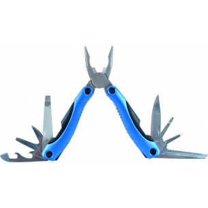 Stainless steel 10-function multi-purpose pliers with plastic handle