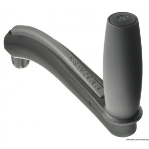 Lewmar One Touch 250 mm vinsjhåndtak i aluminium