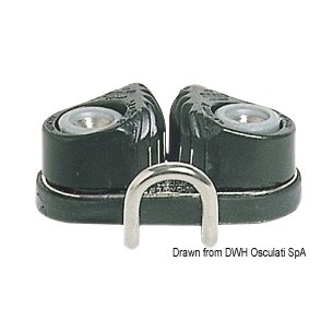 Servo 11 teräksinen nokka-akselin kiinnityssolki - Clamcleat