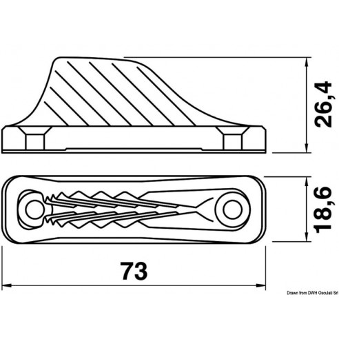 CL209 Fast nylon senterklemme