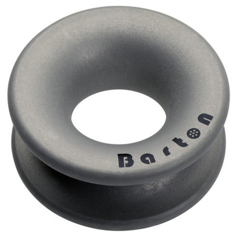 Anello di rinvio in alluminio anodizzato per cime Ø 10 mm - Barton Marine
