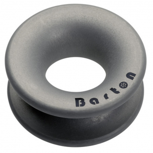 Anodisert aluminiumsring for tau med diameter på 4 mm - Barton Marine