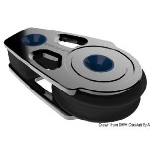 (Lewmar) Block-on-deck retour met Ø 72 mm katrol