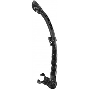 Cressi Alpha Ultra Dry Snorkel Svart