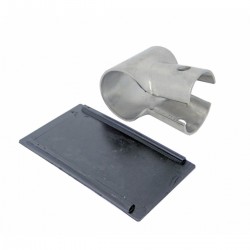 Stainless steel open tee fitting 2