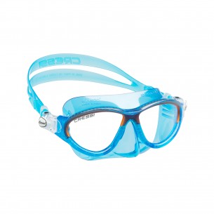 Cressi Moon Transparent Dykmask med Dubbla Linser