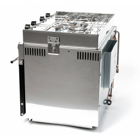 En to-brenner komfyr med stekeovn - Eno