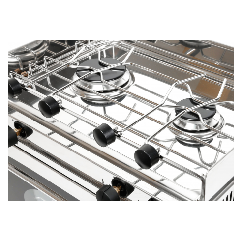 Yksi kaksilevyinen liesi uunilla - Eno