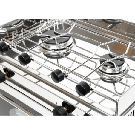 Yksi kaksilevyinen liesi uunilla - Eno